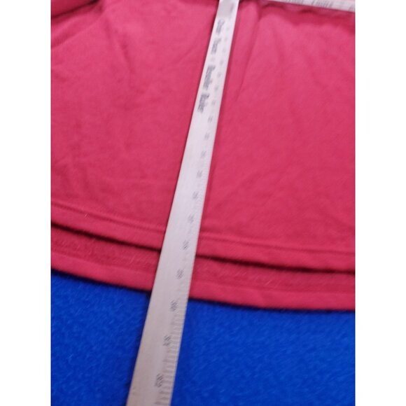 Playboy x Missguided Sweatshirt Size 6 Red Fleece Oversized Embroidered 1/4 Zip - Picture 7 of 16